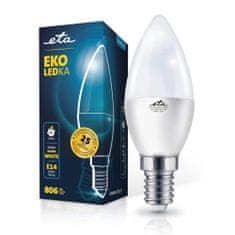 ETA LED žarulja E14, 8 W, topla bijela, 3000K, 806 lm, 5 kom