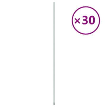 Vidaxl Kolci za vrtne biljke 30 kom zeleni 115 cm čelični