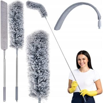 Ruhhy Okrugla metlica za prašinu s teleskopskom ručkom 84-250cm + ravni brisač